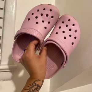 Baby pink crocs | Size 3 | used but still in good condition